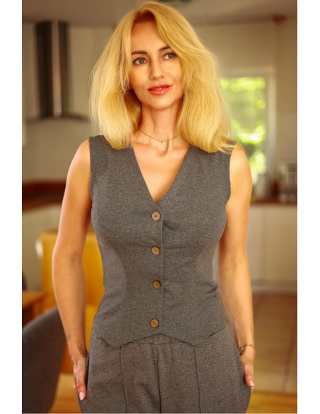 Gilet Élégant en Coton