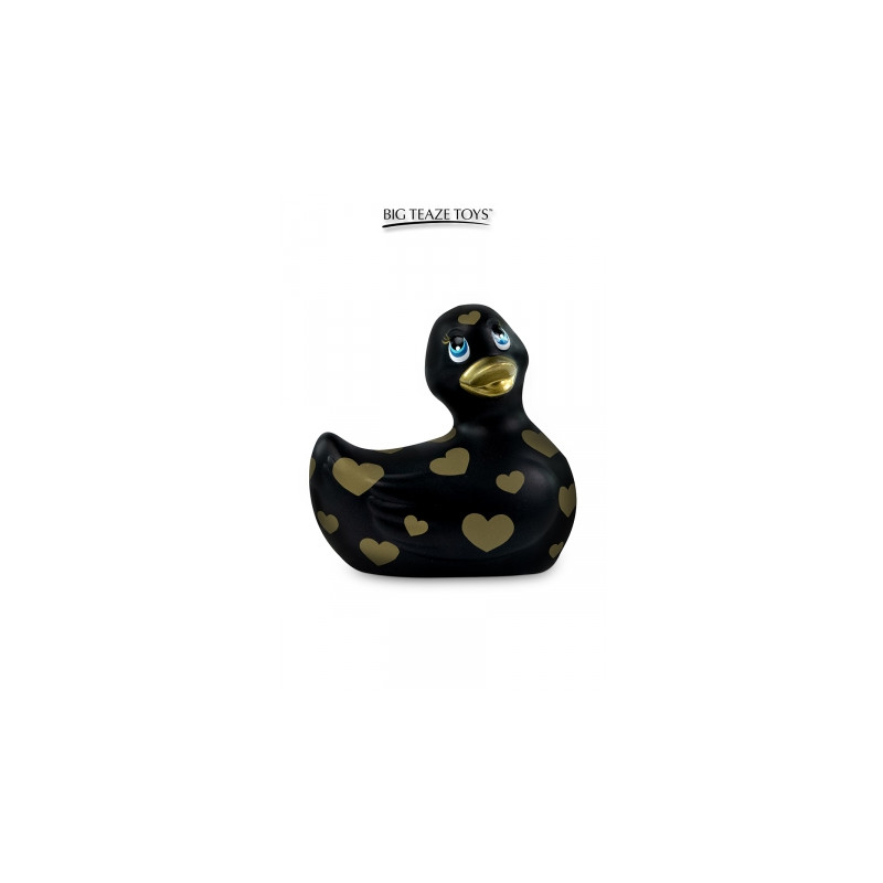Mini canard vibrant Romance noir et or