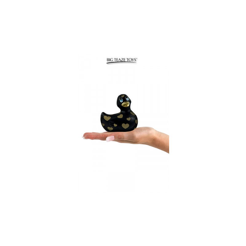 Mini canard vibrant Romance noir et or