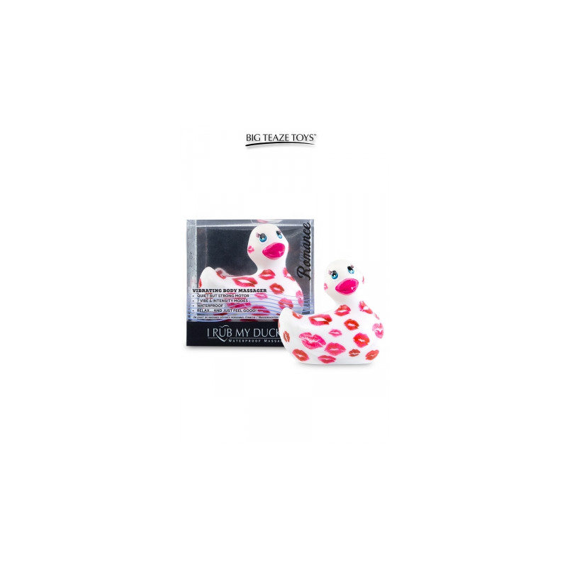Mini canard vibrant Romance blanc et rose
