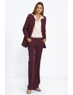 Veste Élégante Rouge 2