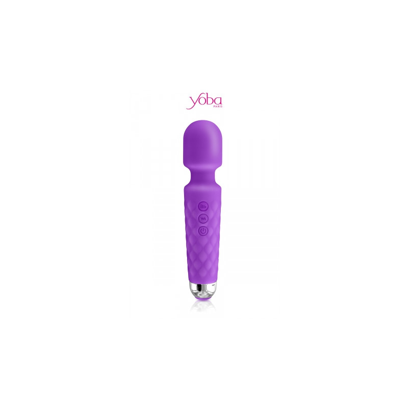 Vibro Love Wand rechargeable violet - Yoba