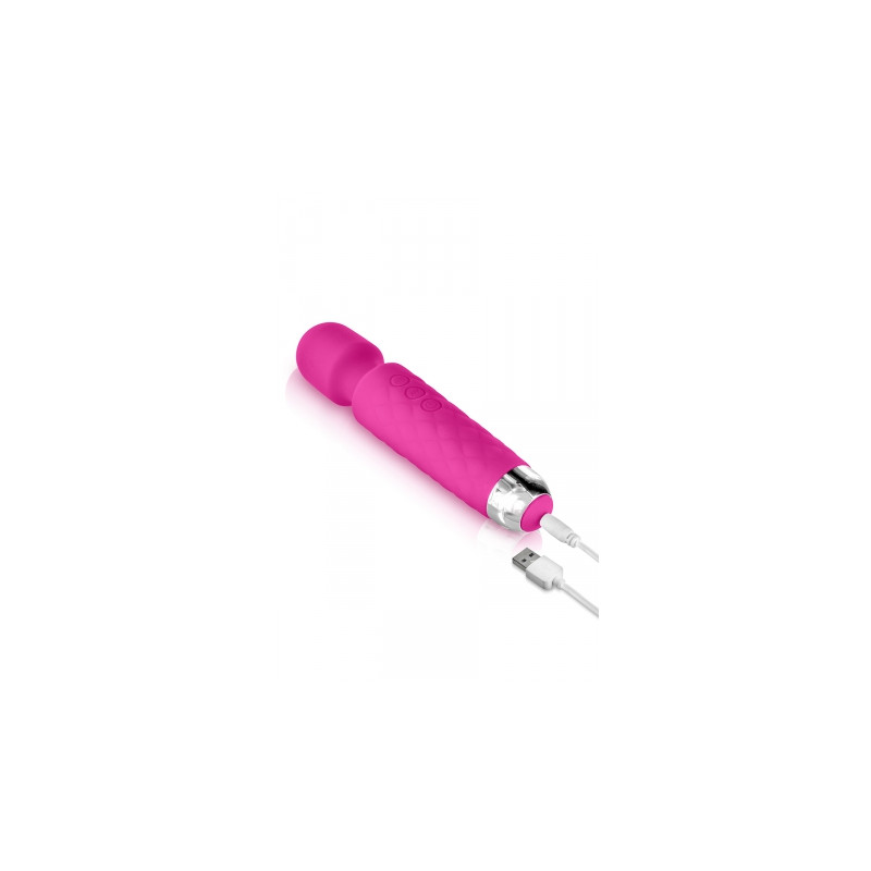 Vibro Love Wand rechargeable rose - Yoba