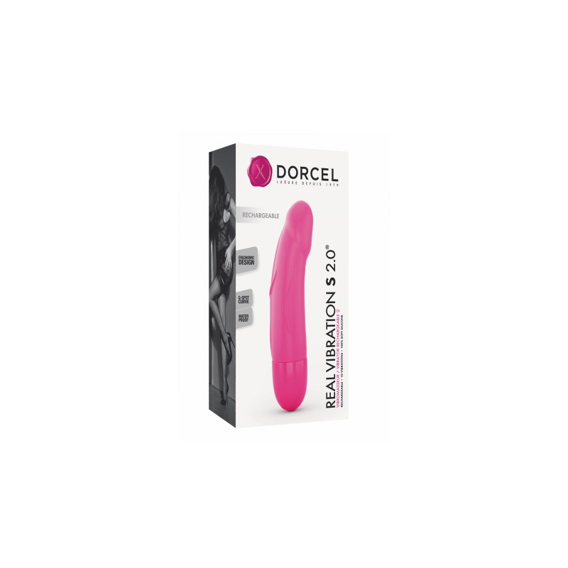 Vibro rechargeable Real Vibration rose S 2.0 - Dorcel