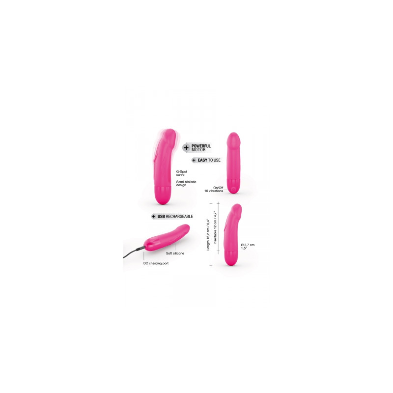 Vibro rechargeable Real Vibration rose S 2.0 - Dorcel