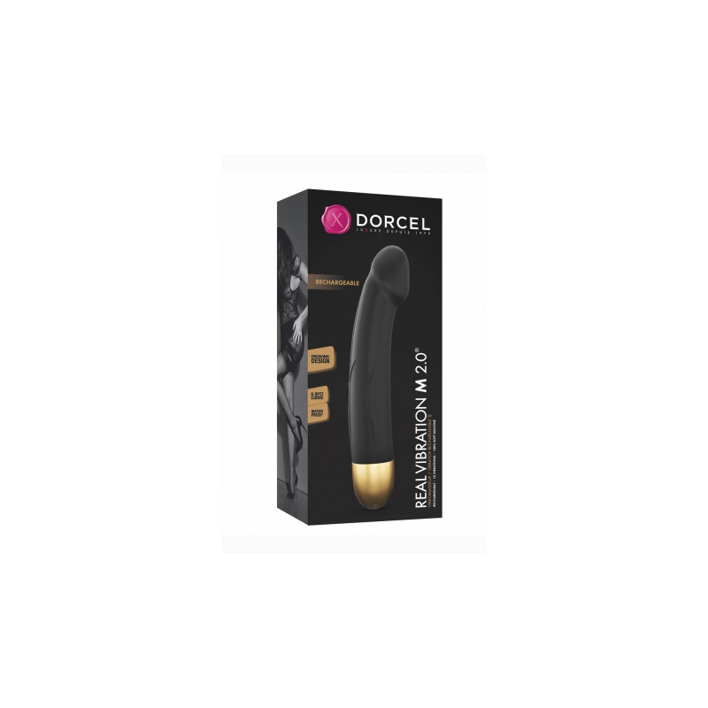Vibro rechargeable Real Vibration gold M 2.0 - Dorcel