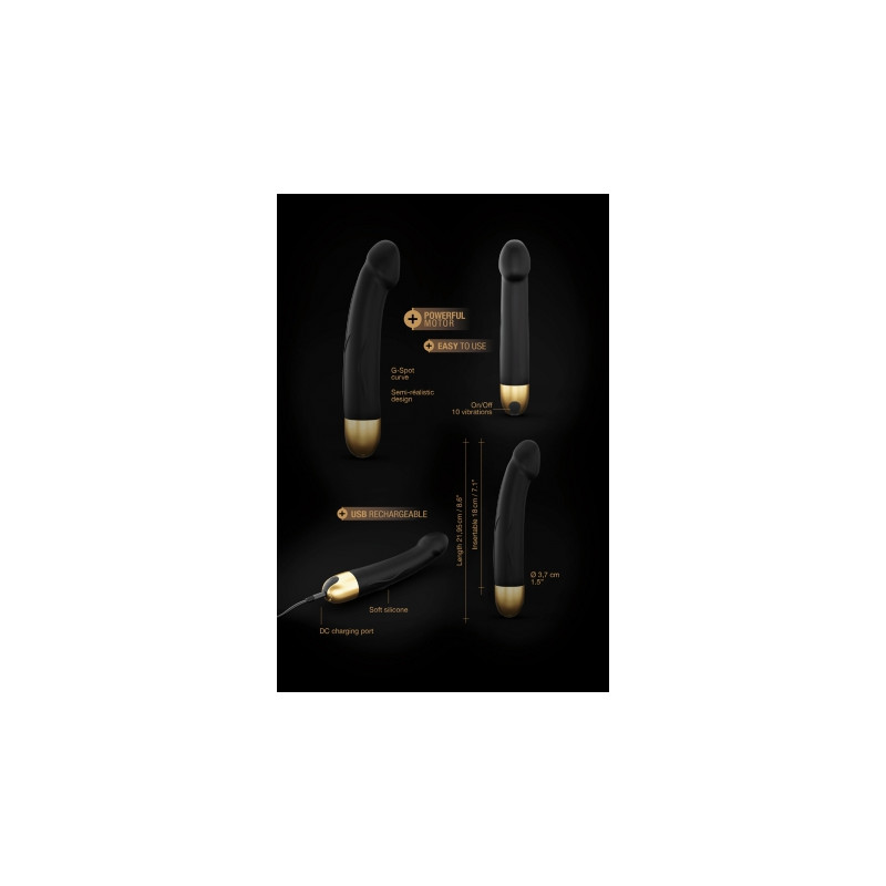 Vibro rechargeable Real Vibration gold M 2.0 - Dorcel