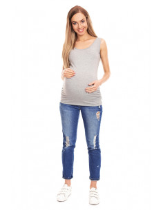 T-shirt de grossesse Gris 2