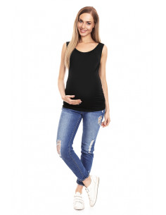 T-shirt de grossesse Noir 2