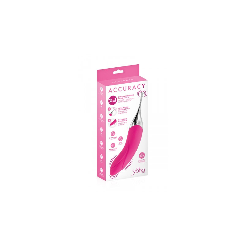 Double stimulateur Accuracy fuchsia - Yoba