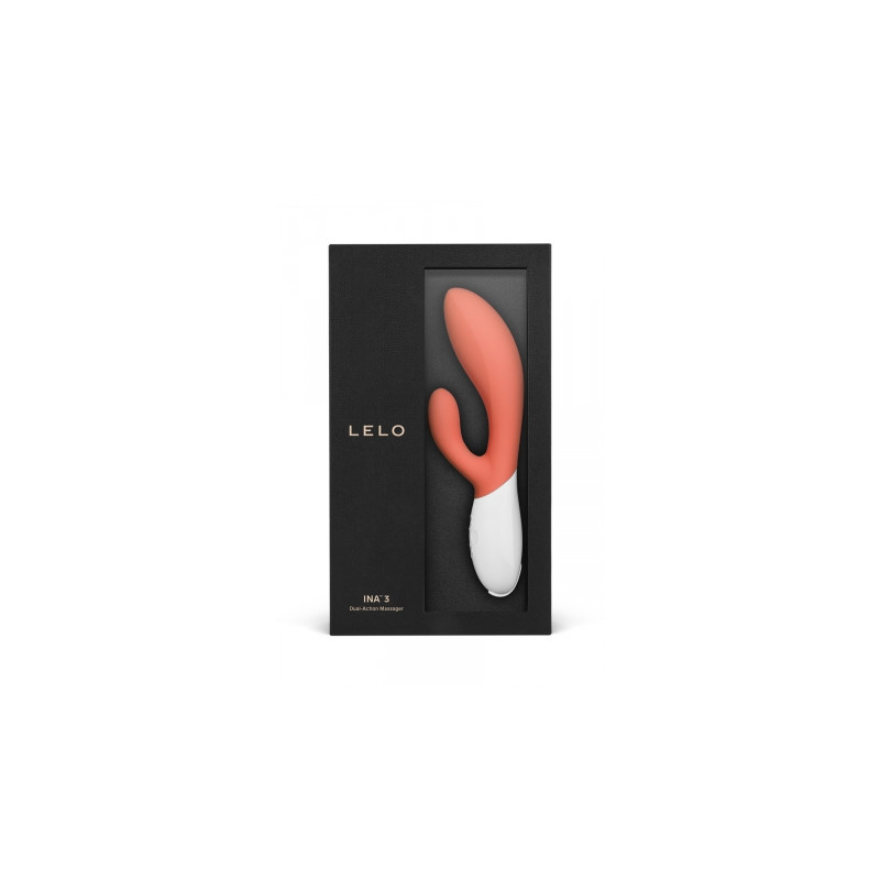 Vibro Rabbit Ina 3 Coral Red - Lelo