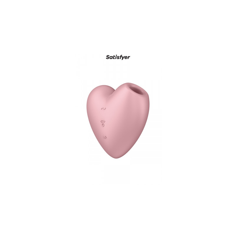 Double stimulateur Cutie Heart rose - Satisfyer