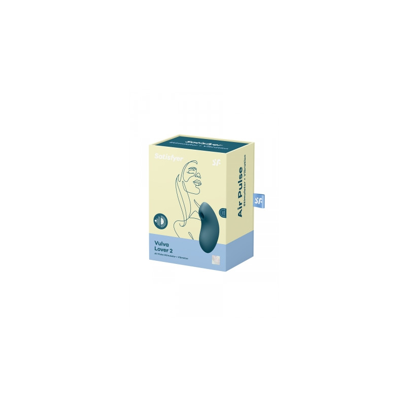 Double stimulateur Vulva Lover 2 bleu - Satisfyer