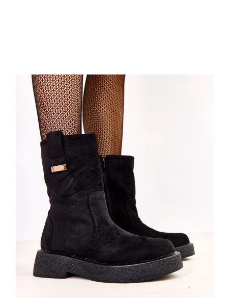 Bottes Élégantes en Cuir Écologique