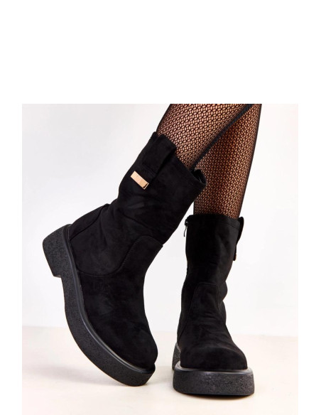 Bottes Élégantes en Cuir Écologique