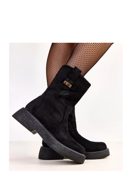 Bottes Élégantes en Cuir Écologique