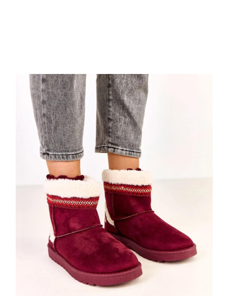 bottes de neige en Broderie