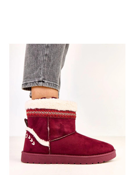 bottes de neige en Broderie