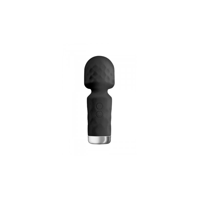 Mini vibromasseur King Wand noir