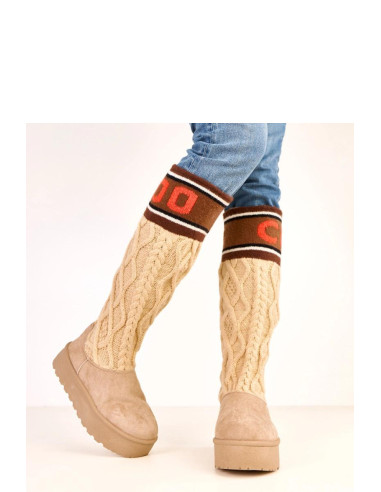 bottes de neige Élégantes en Cuir Écologique