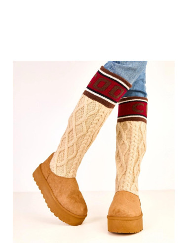 bottes de neige Élégantes en Cuir Écologique