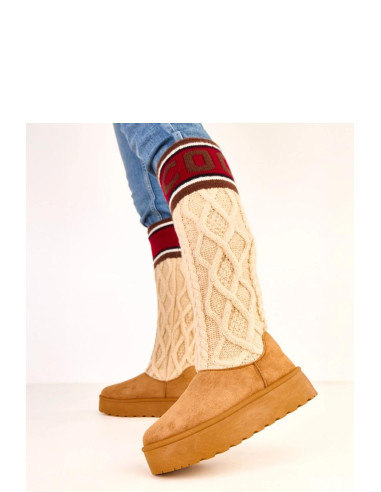 bottes de neige Élégantes en Cuir Écologique