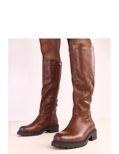 Bottes cuissardes Élégantes en Cuir Écologique
