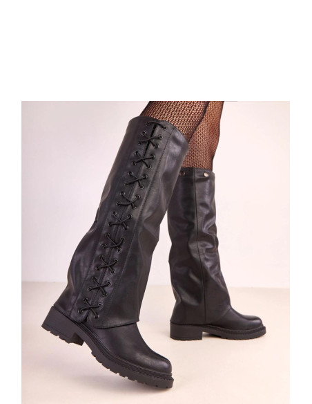 Bottes cuissardes Élégantes en Cuir Écologique