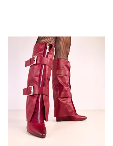 Bottes cothurnes Élégantes en Cuir