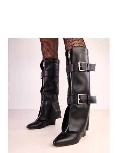 Bottes cothurnes Élégantes en Cuir