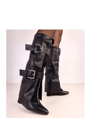 Bottes cothurnes Élégantes en Cuir