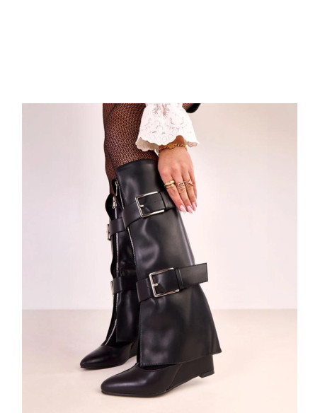 Bottes cothurnes Élégantes en Cuir