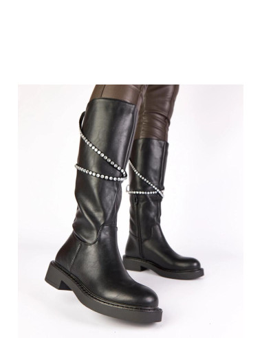Bottes cuissardes Élégantes Noires