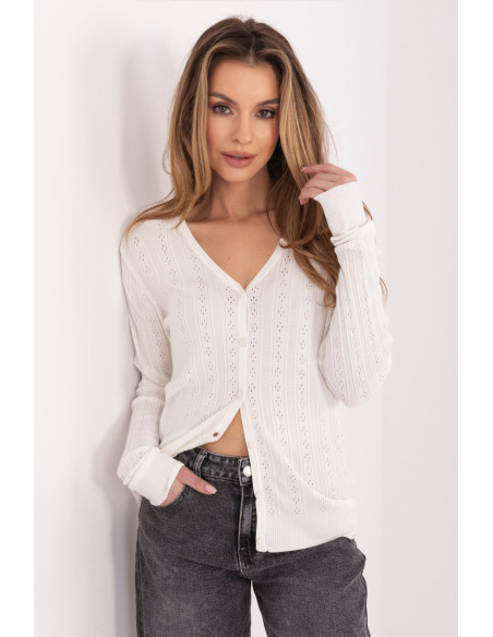 Cardigan Élégant en Soie