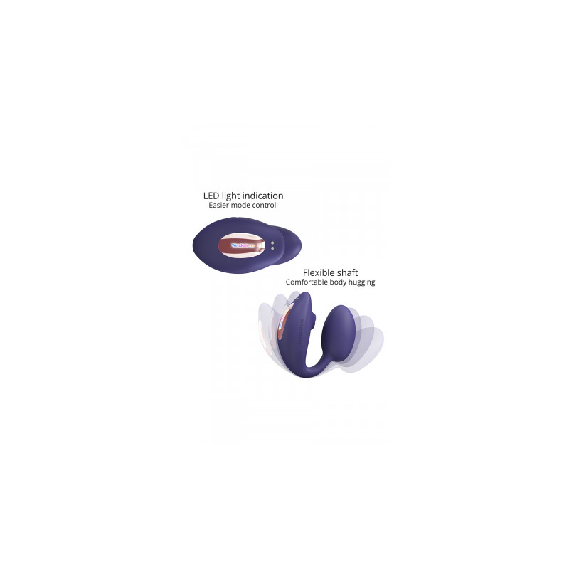 Double stimulateur Wonderlover violet - Love to Love