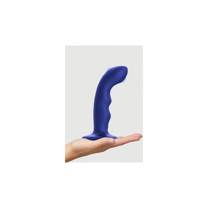 Vibro Tapping dildo wave bleu - Strap on Me