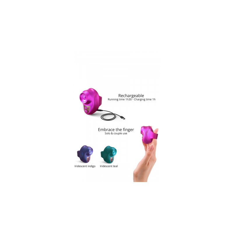 Stimulateur clitoridien Kisscool fuchsia - Love to Love