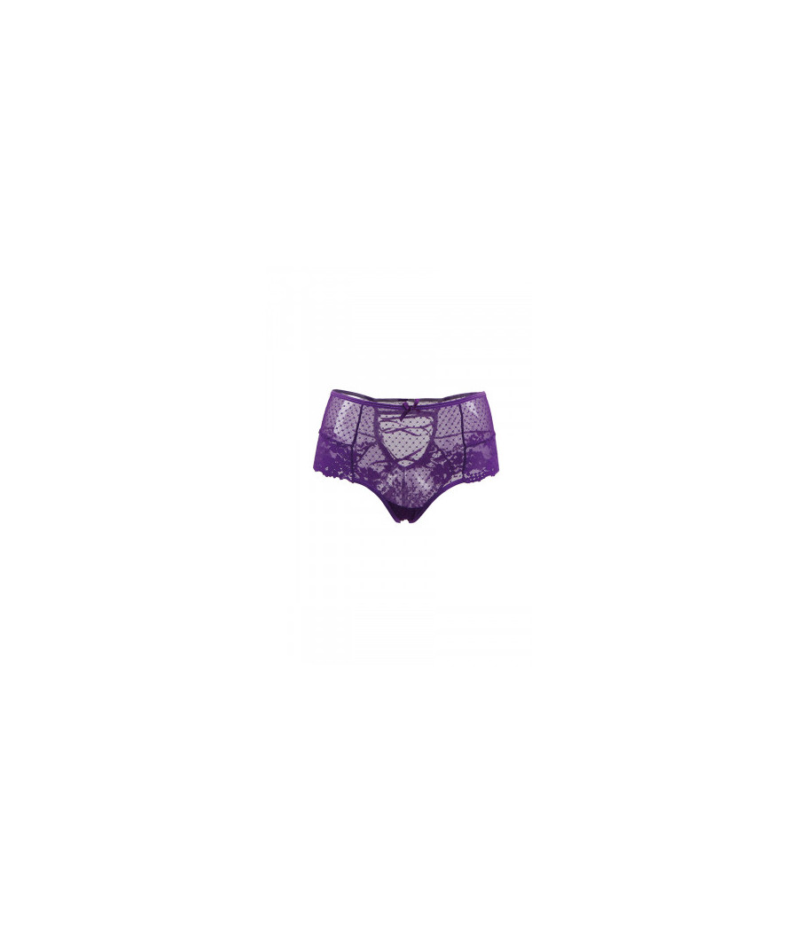 Tanga sexy pourpre à laçage