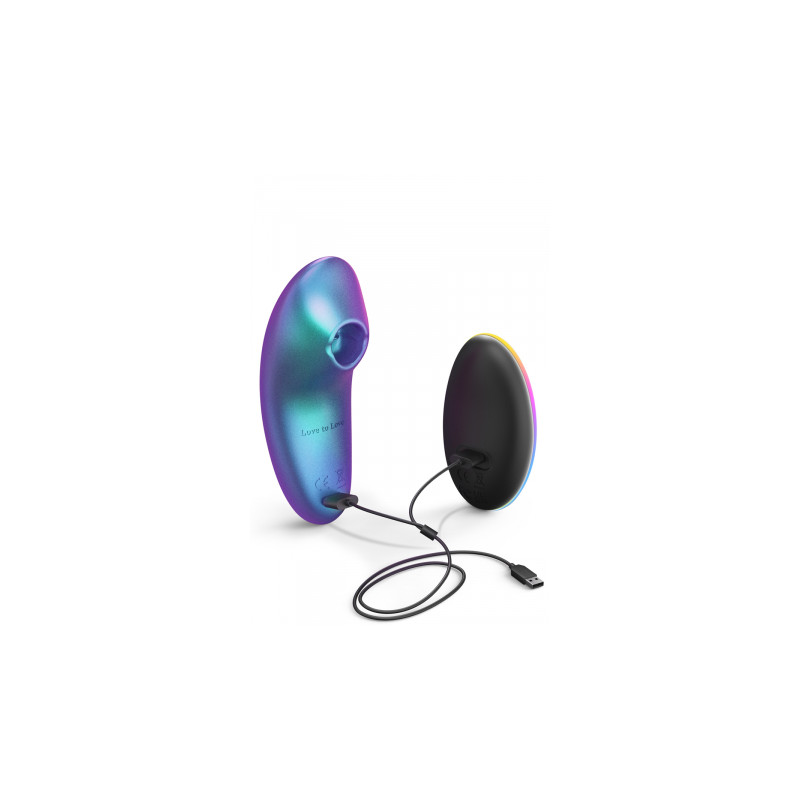 Masseur clitoridien télécommandé Dreamer Iridescent Turquoise - Love to Love