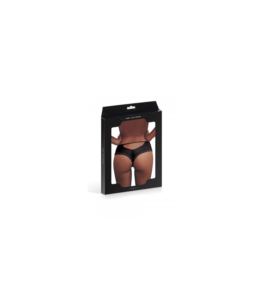 Tanga noir dentelle - Paris Hollywood