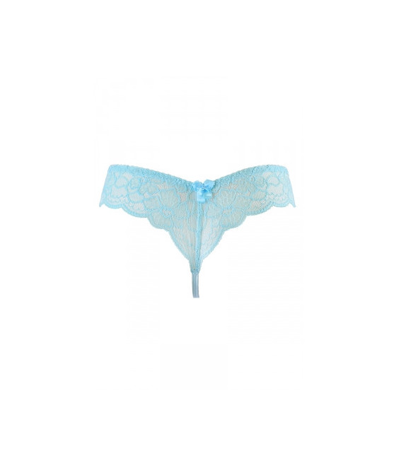 String tanga bleu V-10128 - Axami