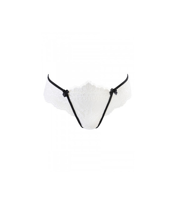 String dentelle blanc V-10488 - Axami
