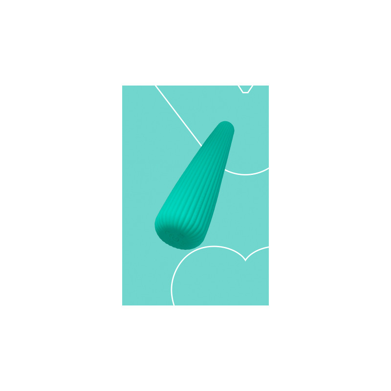 Vibro rechargeable IcyCone vert - FairyGasm