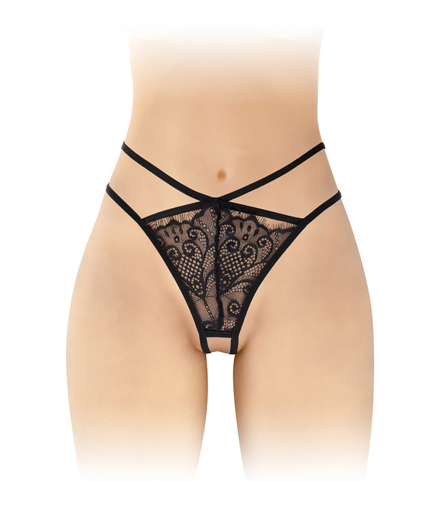 String ouvert Mylene - noir