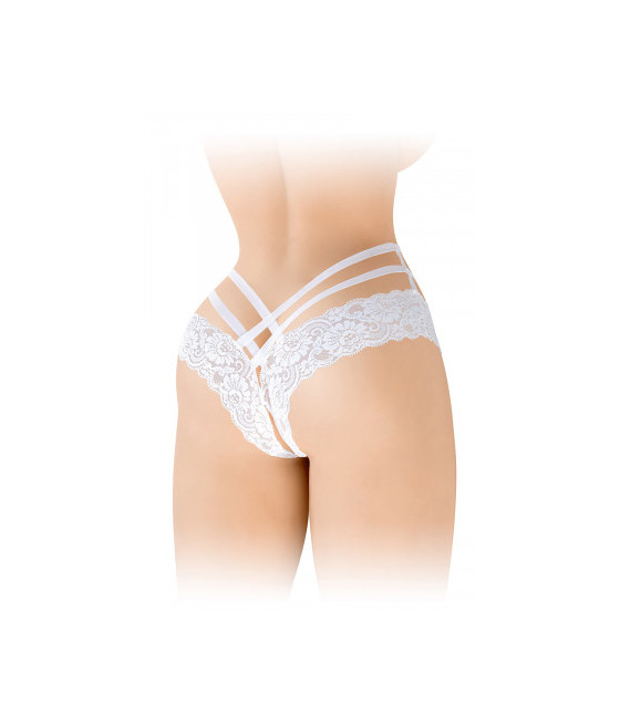 Tanga ouvert Anne - blanc