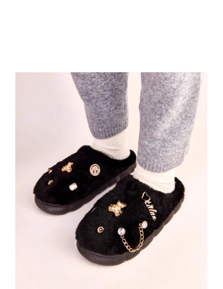Pantoufles Élégantes Noires