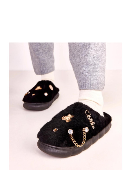 Pantoufles Élégantes Noires