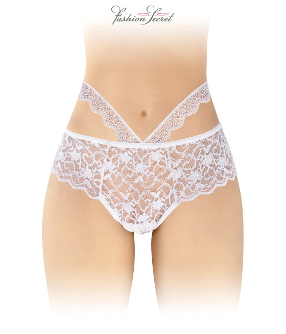 Culotte ouverte blanche Marie - Fashion Secret