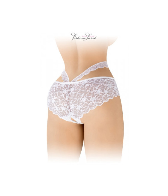 Culotte ouverte blanche Marie - Fashion Secret