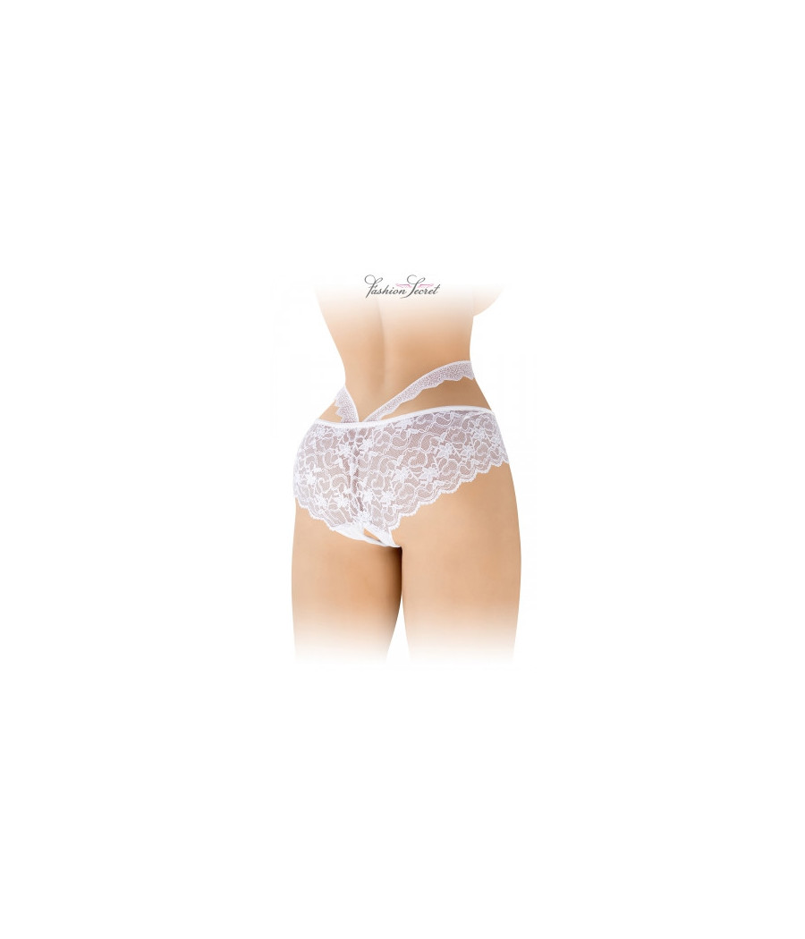 Culotte ouverte blanche Marie - Fashion Secret